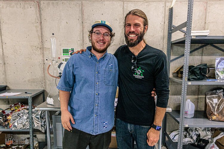 The founders of Myconaut - Joe Lane and Ryan Iacovacci.