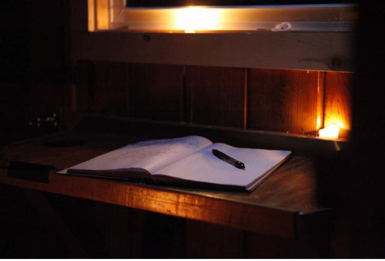 For the past 70 years, visitors to the Porcupine Mountains Wilderness State Park rustic cabins and yurts have written in log books, pouring their hearts out, making jokes, telling stories, and capturing the human experience.
