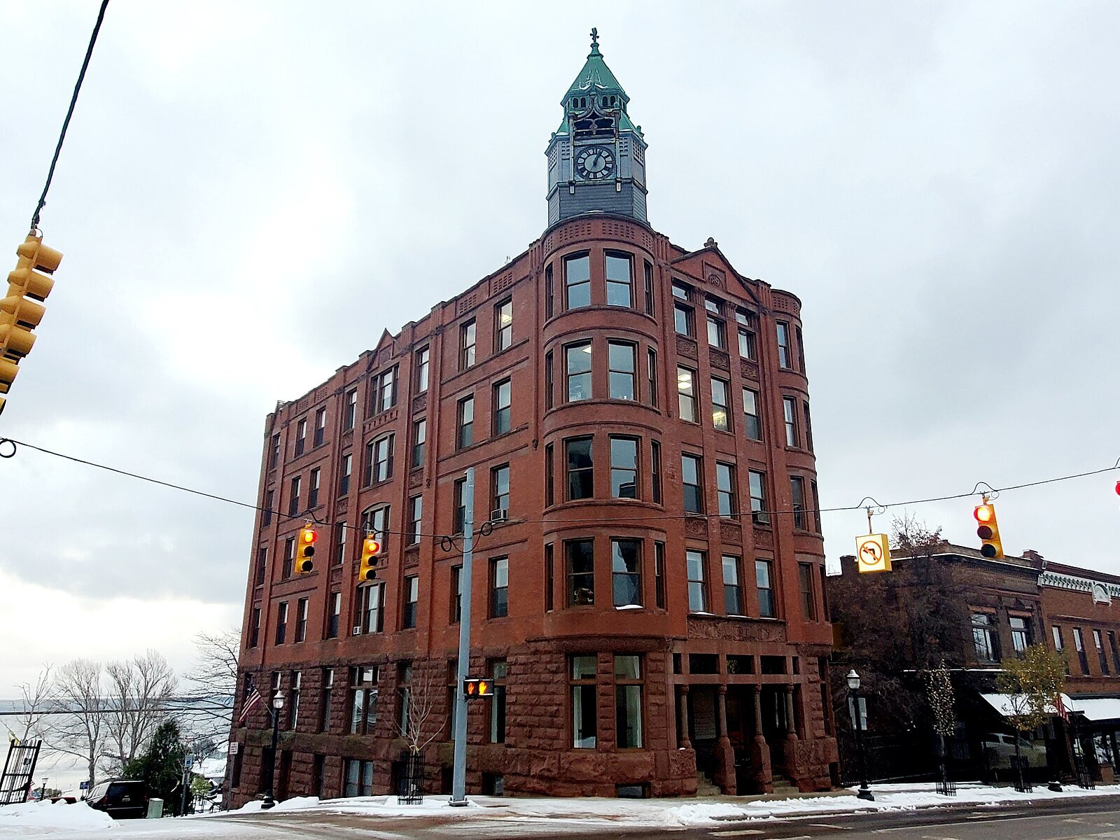 The Savings Bank Building in Marquette is the site of a major development project in the downtown area.