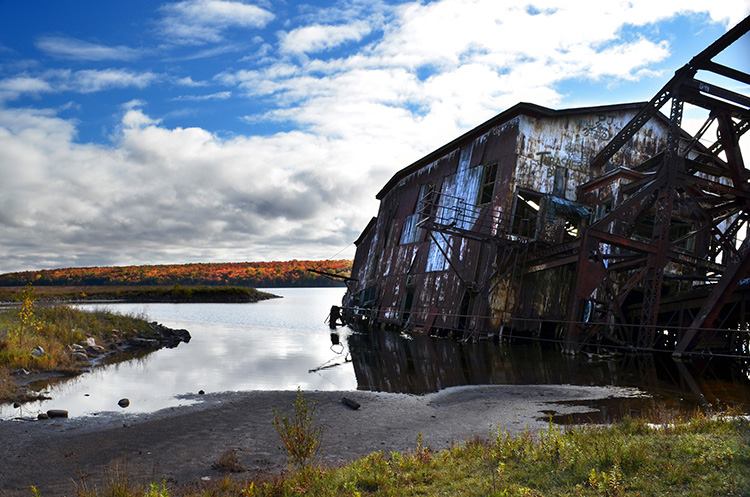 One of the reminders of Torch Lake's past. 