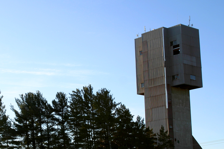 One of the remnants of the mining industry that has since moved out of the city limits. 