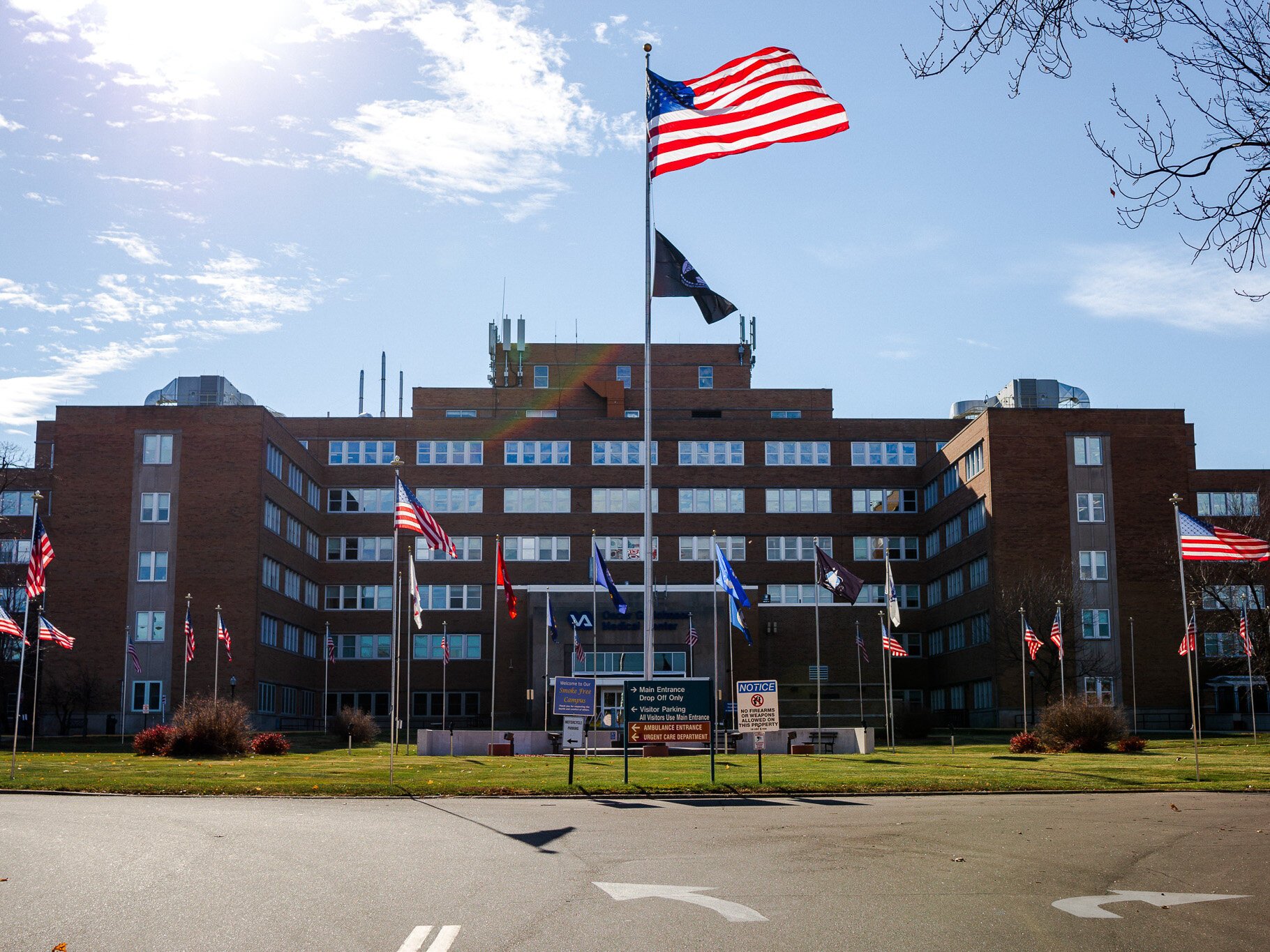 The Oscar G. Johnson VA Medical Center in Iron Mountain.